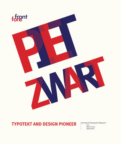 Piet Zwart Forefront