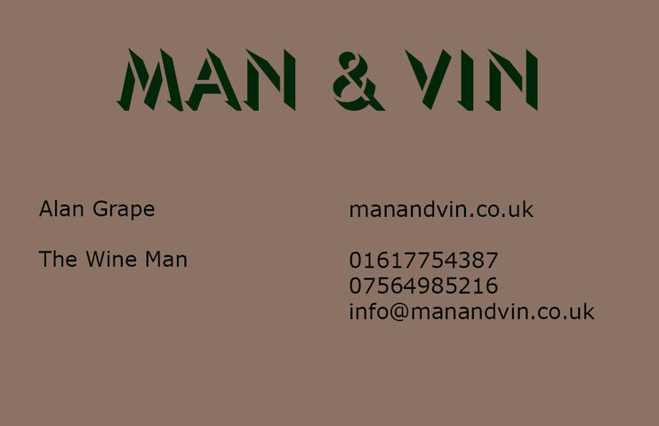 Man &amp; Vin Business Card1